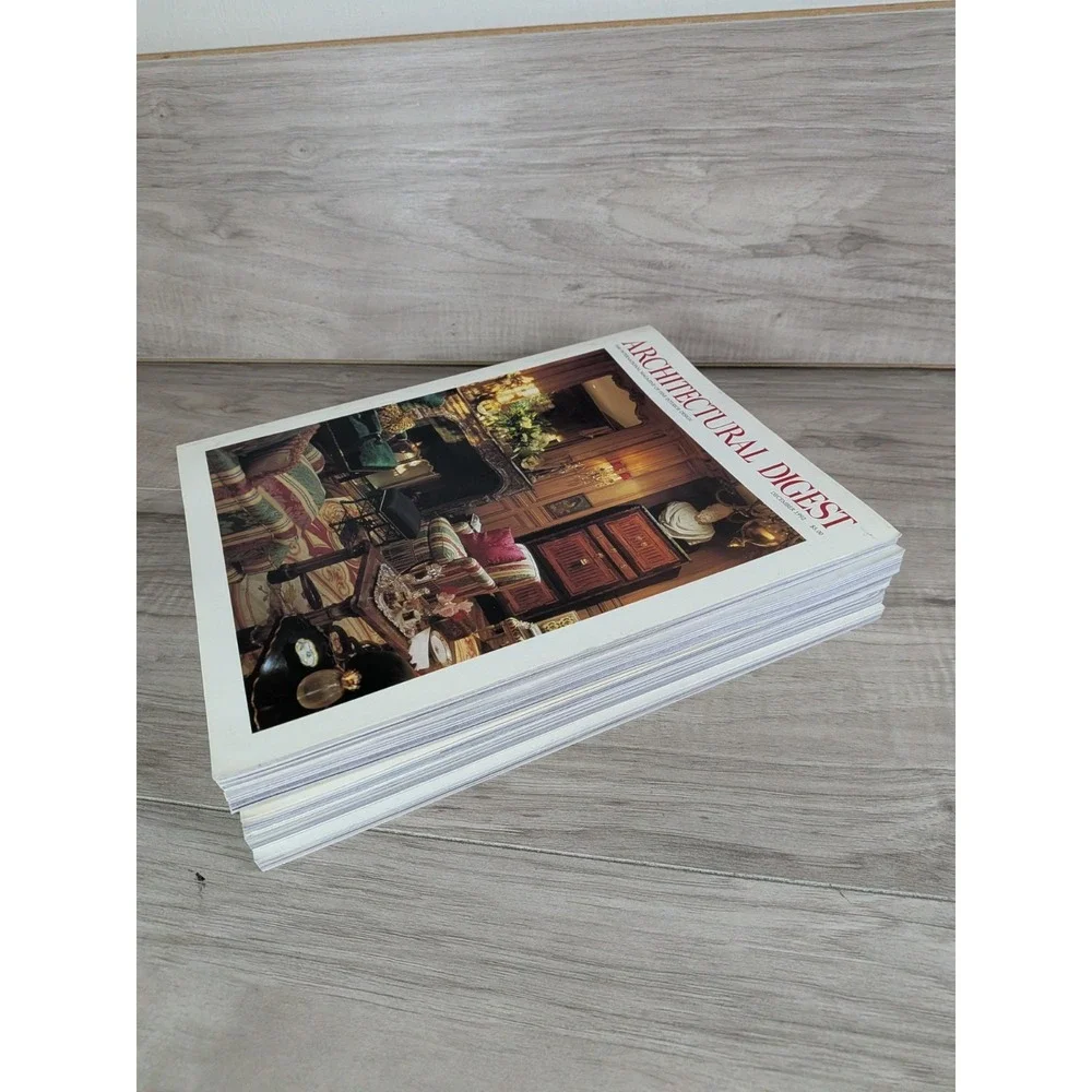 ARCHITECTURAL DIGEST MAGAZINE Year 1992 90s LOT OF 5